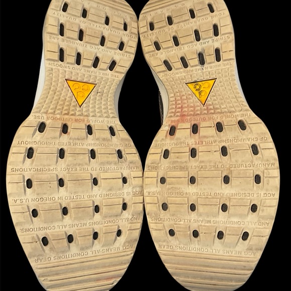 Nike ACG Zoom Air AO Gray Metallic Silver Running Shoes Sneakers Mens Size 10.5 - Picture 5 of 8